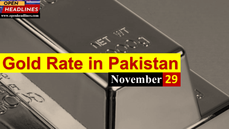 Gold Rate in Pakistan Today