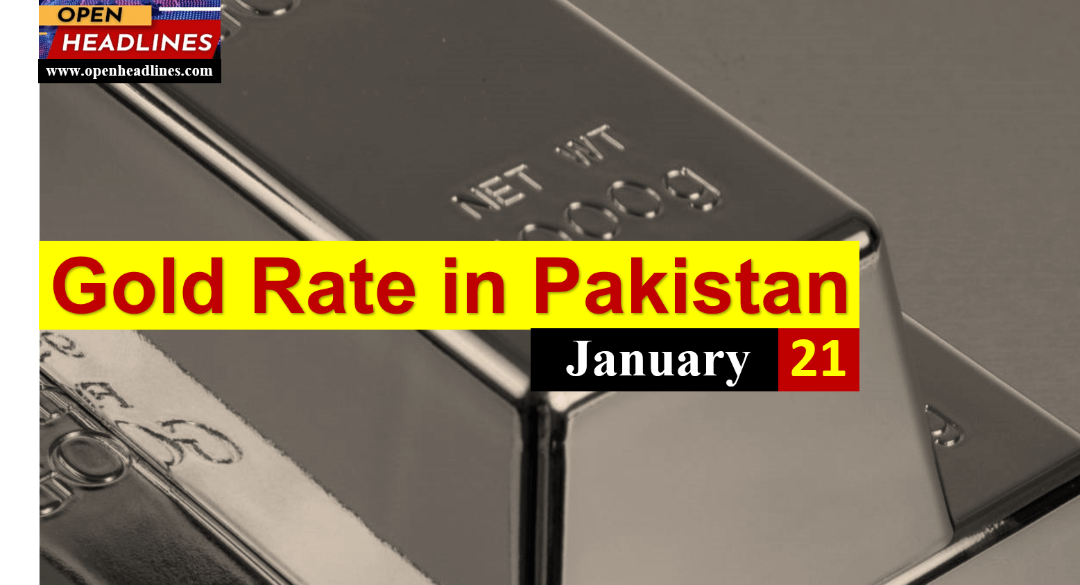 Gold Rate in Pakistan Today